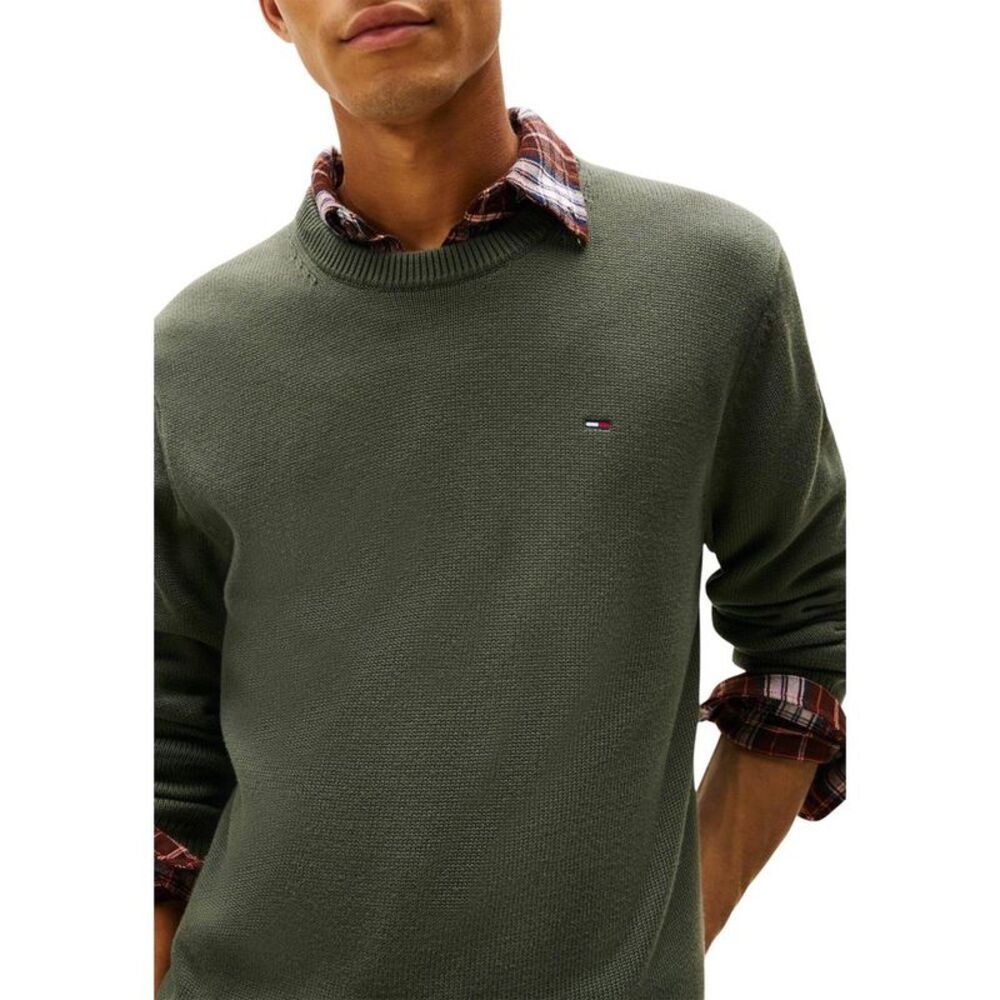 Tommy Hilfiger Jeans Green Organic Cotton Men's Sweatshirt
